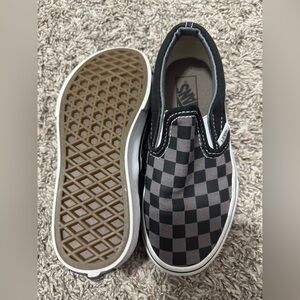 Like New Boy Checkerd Vans